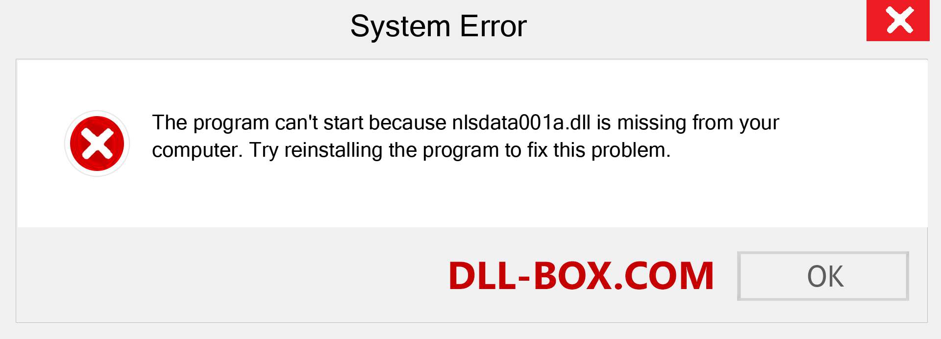  nlsdata001a.dll file is missing?. Download for Windows 7, 8, 10 - Fix  nlsdata001a dll Missing Error on Windows, photos, images